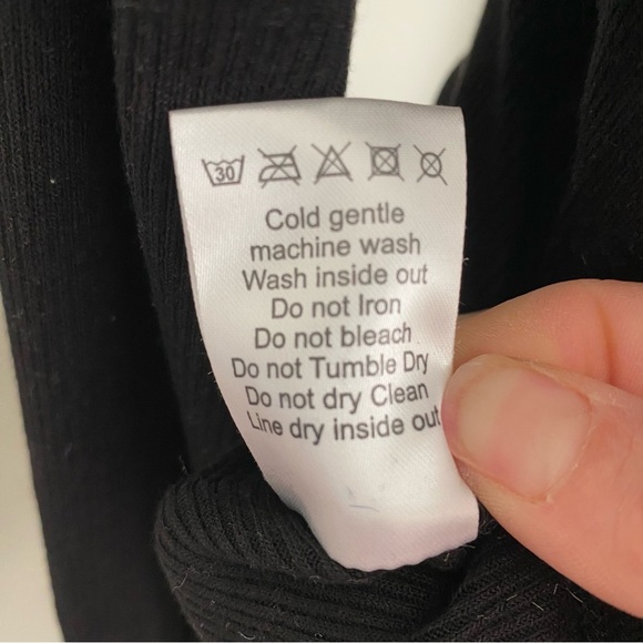 Princess‎ Polly BEATRIX LONG SLEEVE TEE BLACK Black Graphic Long Sleeve size  10 - Picture 7 of 12